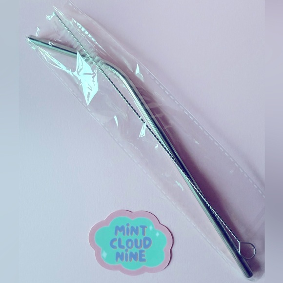 ❗️2/$22❗️CAN GLASS CUP BAMBOO LID & STAINLESS STEEL STRAW - MARIO FRIENDS - Picture 4 of 4